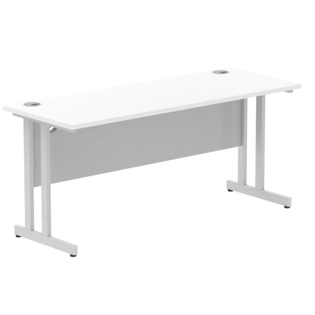impulse 1600mm slimline desk cantilever leg