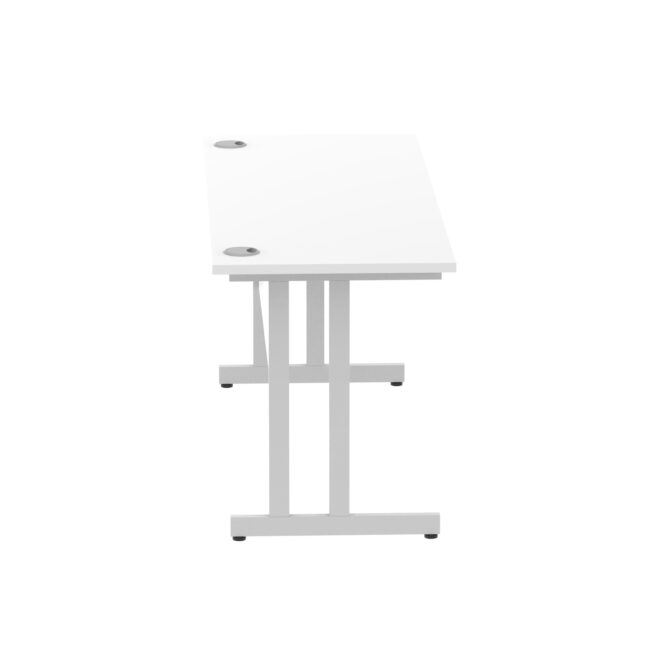 impulse 1600mm slimline desk cantilever leg