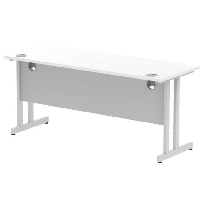 impulse 1600mm slimline desk cantilever leg