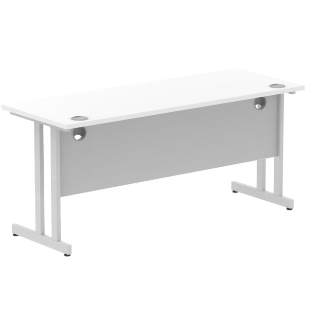 impulse 1600mm slimline desk cantilever leg