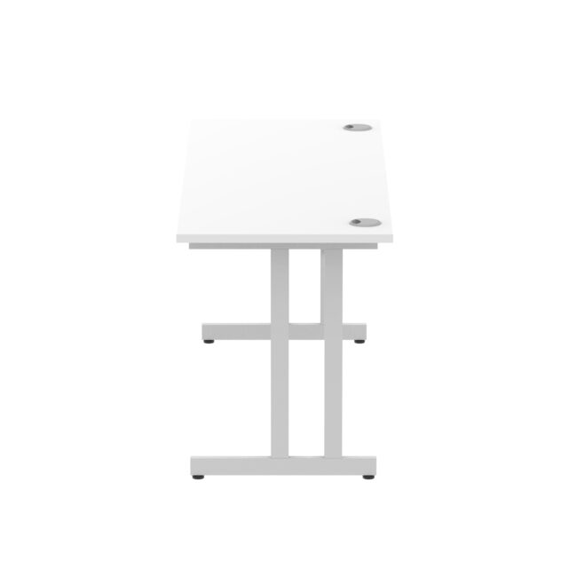 impulse 1600mm slimline desk cantilever leg