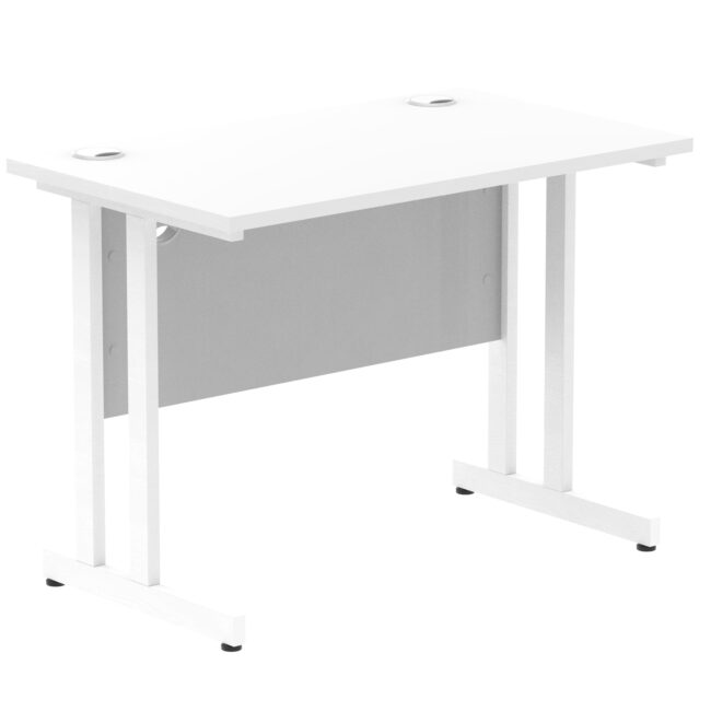 impulse 1000mm slimline desk cantilever leg