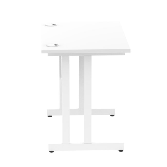 impulse 1000mm slimline desk cantilever leg