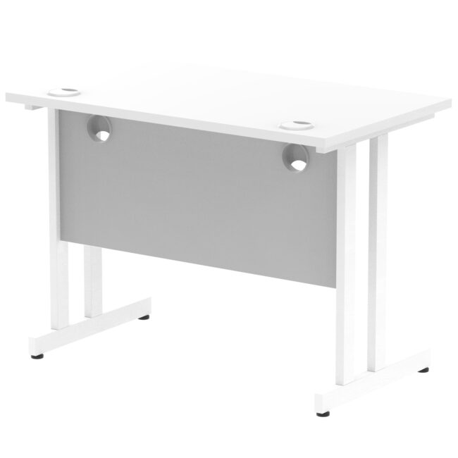 impulse 1000mm slimline desk cantilever leg