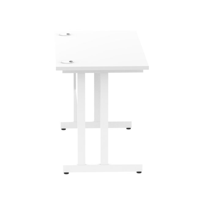 impulse 1200mm slimline desk cantilever leg