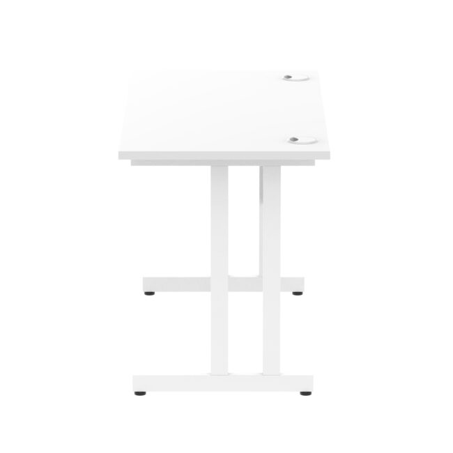 impulse 1200mm slimline desk cantilever leg