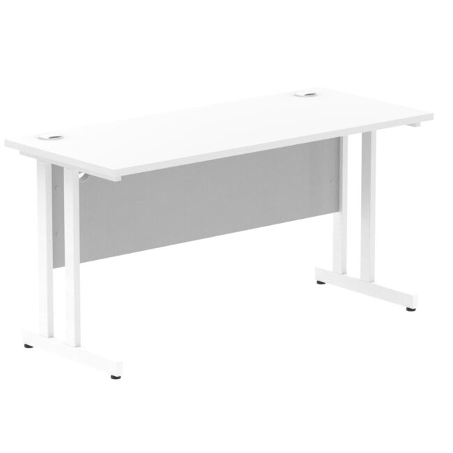 impulse 1400mm slimline desk cantilever leg