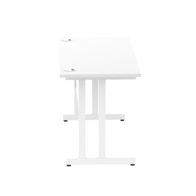 impulse 1400mm slimline desk cantilever leg