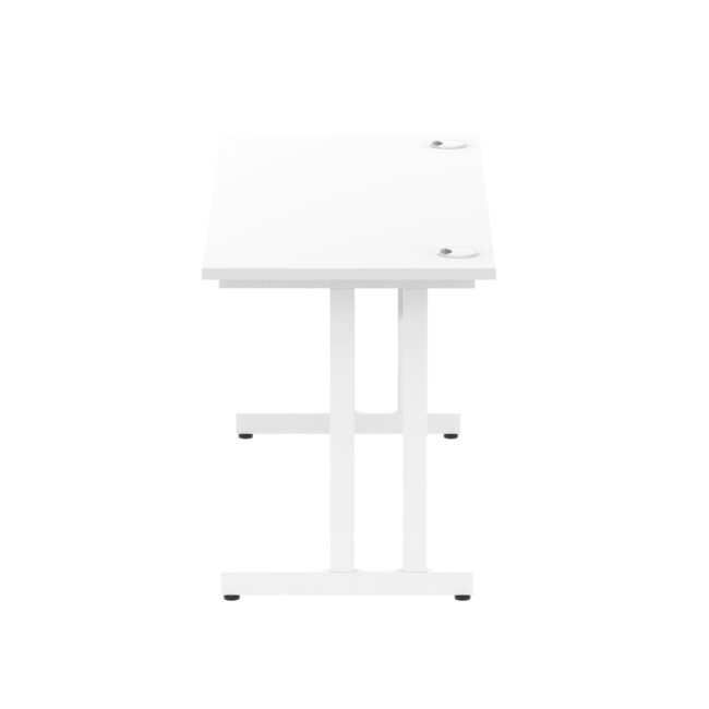 impulse 1400mm slimline desk cantilever leg