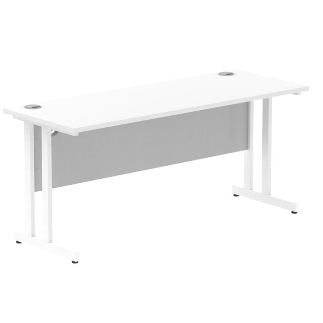 impulse 1600mm slimline desk cantilever leg