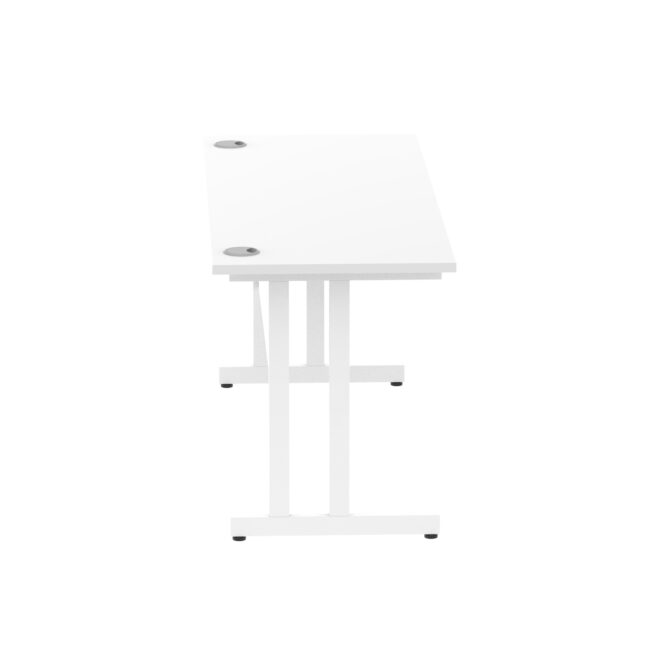 impulse 1600mm slimline desk cantilever leg