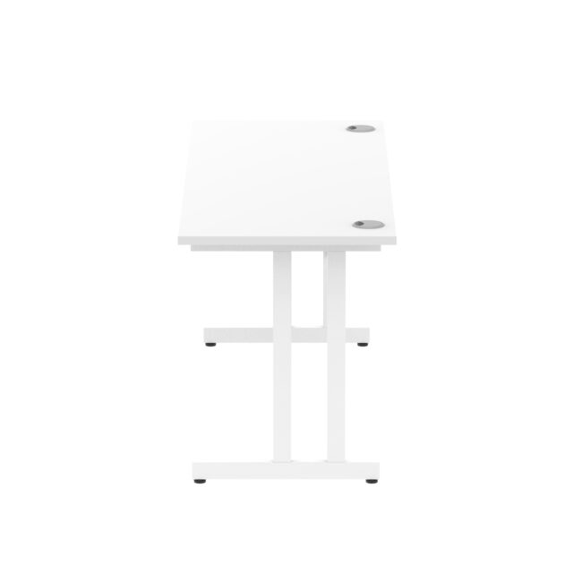 impulse 1600mm slimline desk cantilever leg