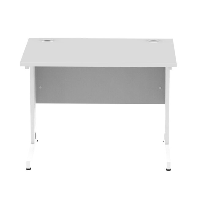 impulse 1000mm straight desk cable managed leg