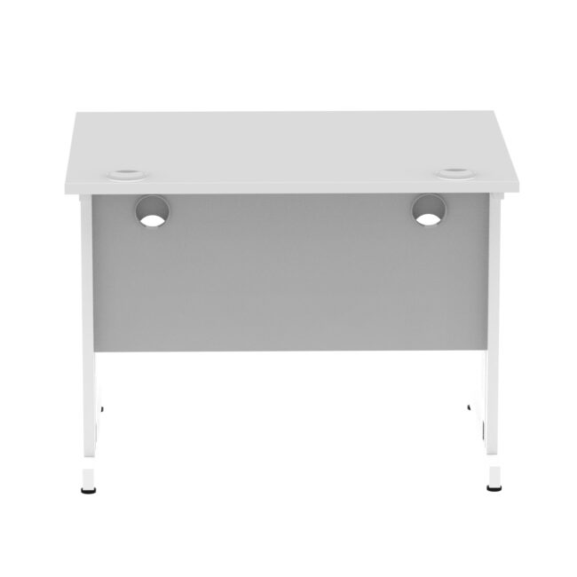impulse 1000mm straight desk cable managed leg