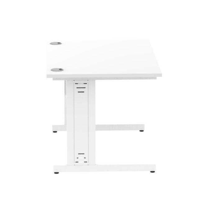 impulse 1200mm straight desk cable managed leg