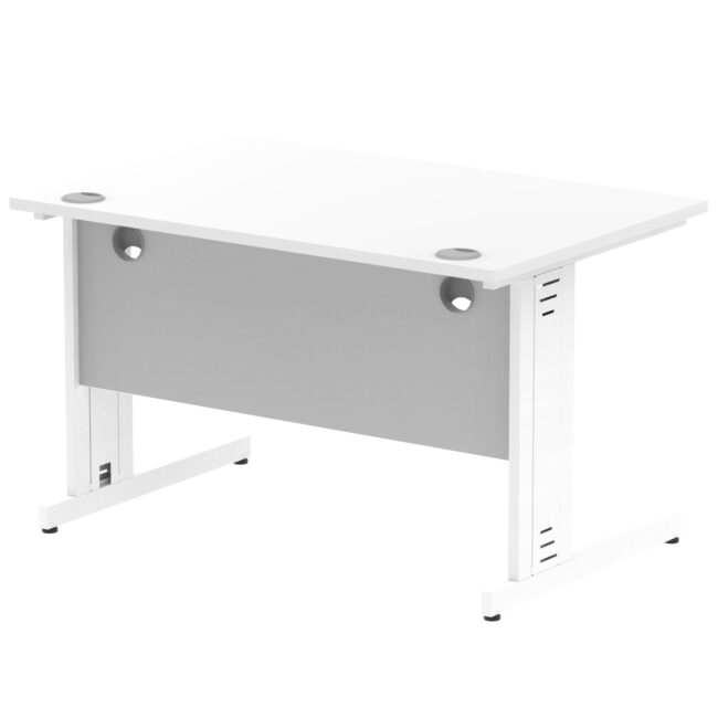 impulse 1200mm straight desk cable managed leg