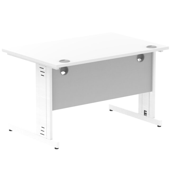 impulse 1200mm straight desk cable managed leg