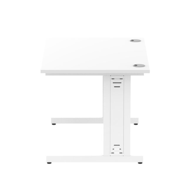 impulse 1200mm straight desk cable managed leg