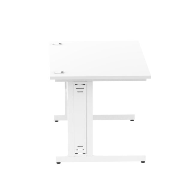 impulse 1400mm straight desk cable managed leg