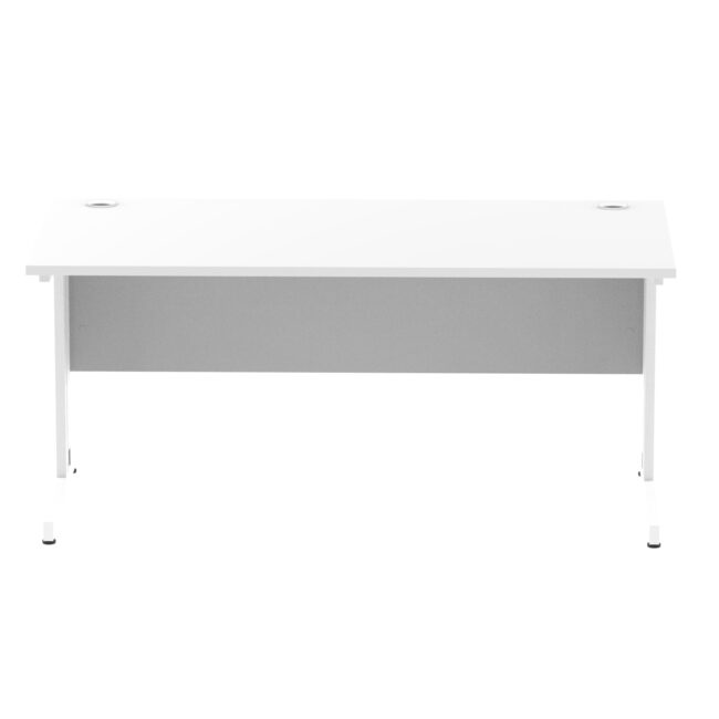 impulse 1600mm straight desk cable managed leg