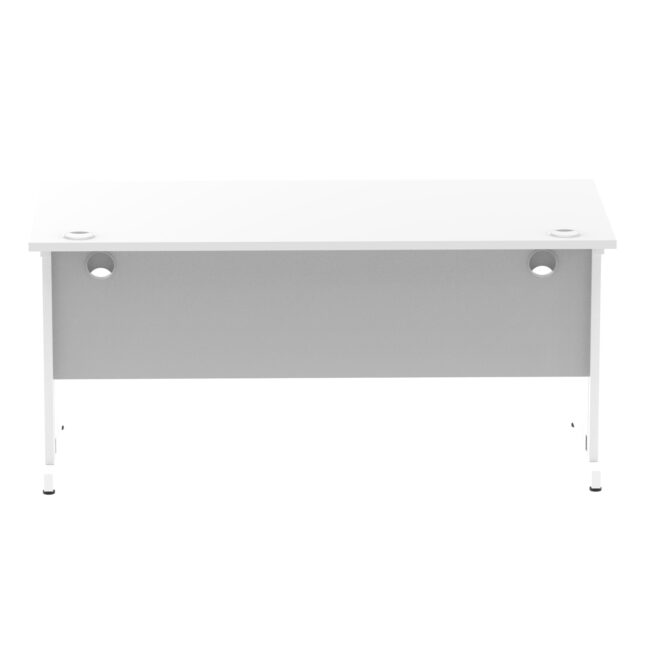 impulse 1600mm straight desk cable managed leg