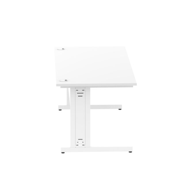 impulse 1800mm straight desk cable managed leg