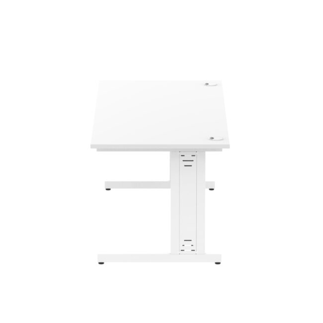 impulse 1800mm straight desk cable managed leg