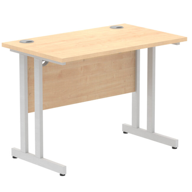 impulse 1000mm slimline desk cantilever leg