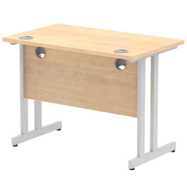 impulse 1000mm slimline desk cantilever leg