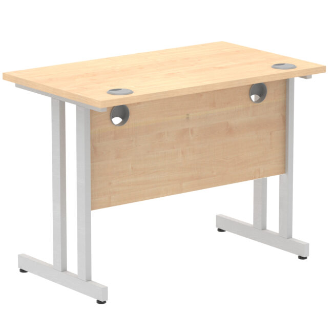 impulse 1000mm slimline desk cantilever leg