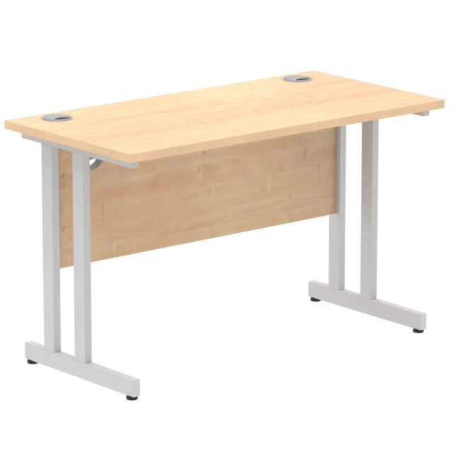 impulse 1200mm slimline desk cantilever leg