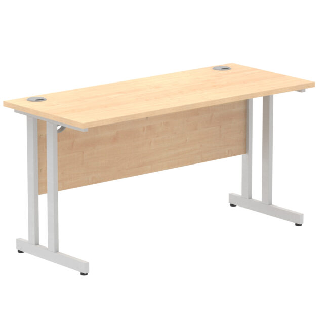 impulse 1400mm slimline desk cantilever leg