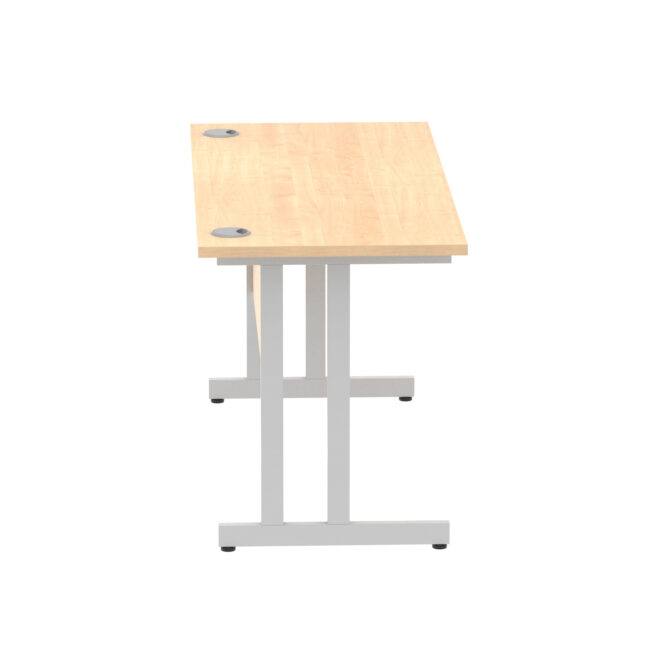 impulse 1400mm slimline desk cantilever leg