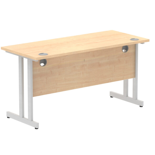 impulse 1400mm slimline desk cantilever leg