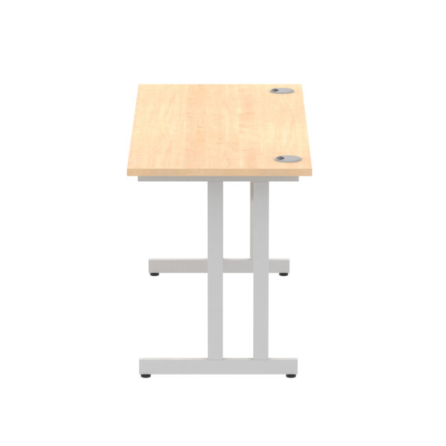 impulse 1400mm slimline desk cantilever leg
