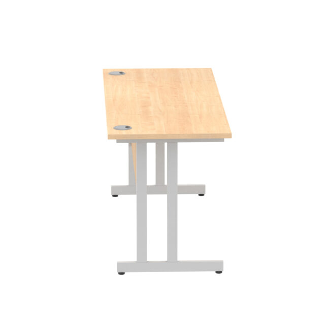 impulse 1600mm slimline desk cantilever leg
