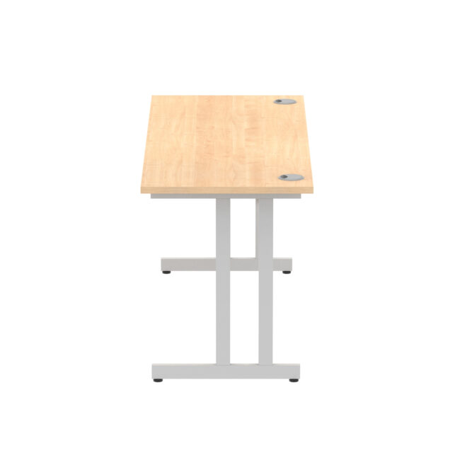 impulse 1600mm slimline desk cantilever leg