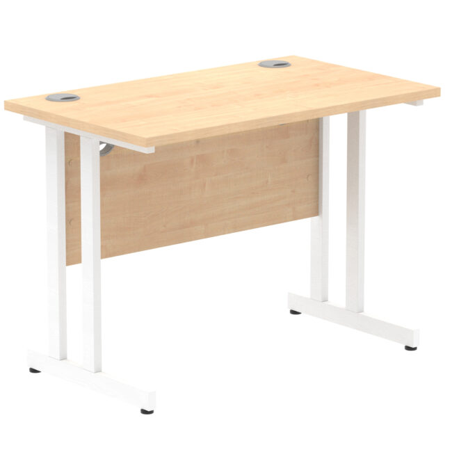 impulse 1000mm slimline desk cantilever leg