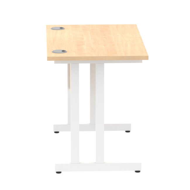 impulse 1000mm slimline desk cantilever leg