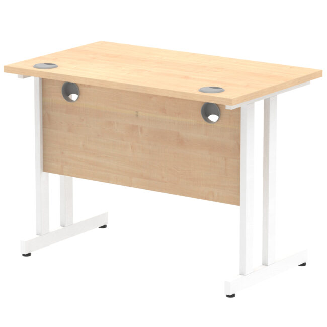 impulse 1000mm slimline desk cantilever leg