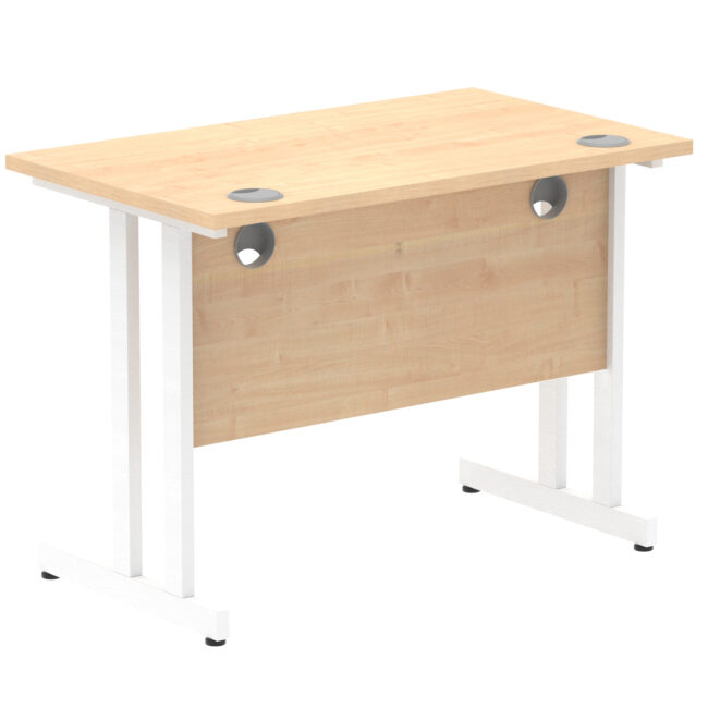impulse 1000mm slimline desk cantilever leg