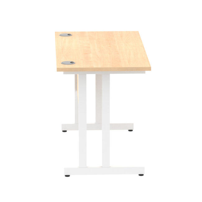 impulse 1200mm slimline desk cantilever leg