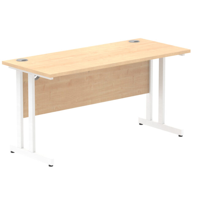 impulse 1400mm slimline desk cantilever leg
