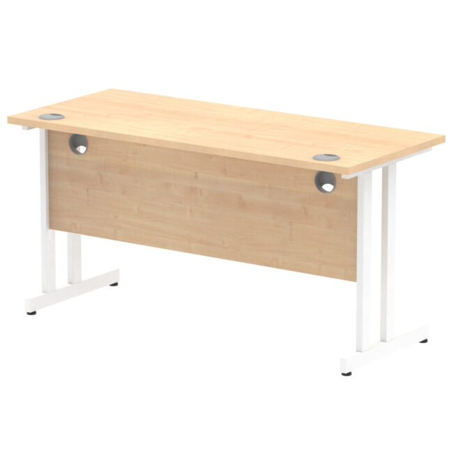 impulse 1400mm slimline desk cantilever leg