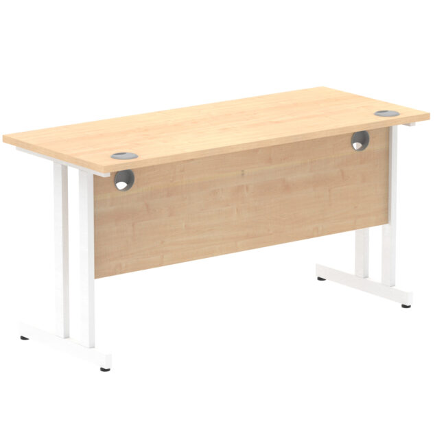 impulse 1400mm slimline desk cantilever leg