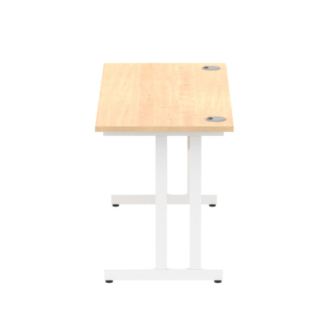 impulse 1400mm slimline desk cantilever leg