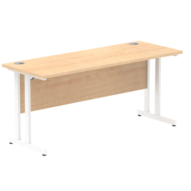 impulse 1600mm slimline desk cantilever leg