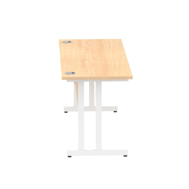 impulse 1600mm slimline desk cantilever leg