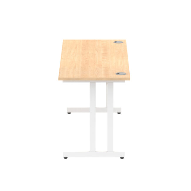 impulse 1600mm slimline desk cantilever leg