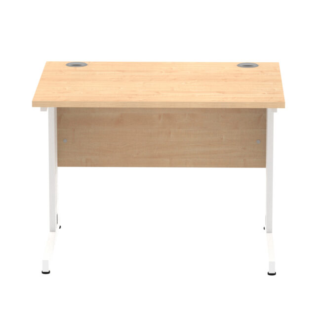 impulse 1000mm straight desk cable managed leg